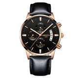 NIBOSI Men Watch Chronograph Sport Mens Watches Top Brand Luxury Waterproof Full Steel Quartz Gold Clock Men Relogio Masculino - one46.com.au