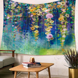 Colorful Tree Tapestry Wall Hanging Psychedelic Forest Birds Tapestry Bohemian Mandala Hippie Tapestry  Bedroom Living Room Dorm - one46.com.au