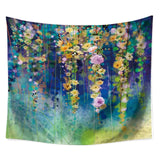 Colorful Tree Tapestry Wall Hanging Psychedelic Forest Birds Tapestry Bohemian Mandala Hippie Tapestry  Bedroom Living Room Dorm - one46.com.au