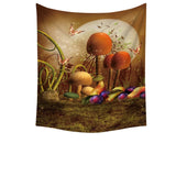 Colorful Tree Tapestry Wall Hanging Psychedelic Forest Birds Tapestry Bohemian Mandala Hippie Tapestry  Bedroom Living Room Dorm - one46.com.au