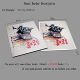 Graffito Poster Nude Man Canvas Painting Banksy Style Wall Pop Art Posters and Prints Wall Picture For Living Room Home Decor - one46.com.au