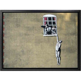 Graffito Poster Nude Man Canvas Painting Banksy Style Wall Pop Art Posters and Prints Wall Picture For Living Room Home Decor - one46.com.au