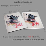 Graffito Poster Nude Man Canvas Painting Banksy Style Wall Pop Art Posters and Prints Wall Picture For Living Room Home Decor - one46.com.au