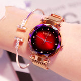 Luxury Rose Gold Women Watches Fashion Diamond Ladies Starry Sky Magnet Watch Waterproof Female Wristwatch For Gift Clock 2019 - one46.com.au