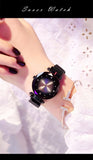 Luxury Rose Gold Women Watches Fashion Diamond Ladies Starry Sky Magnet Watch Waterproof Female Wristwatch For Gift Clock 2019 - one46.com.au