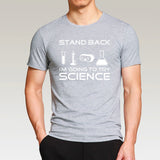 Stand Back I'm Going to Try Science Funny T-Shirt 2019 summer new fashion Streetwear Hip Hop tops tees Men Short Sleeve T shirts - one46.com.au