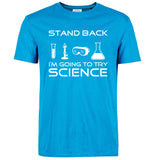 Stand Back I'm Going to Try Science Funny T-Shirt 2019 summer new fashion Streetwear Hip Hop tops tees Men Short Sleeve T shirts - one46.com.au