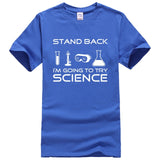 Stand Back I'm Going to Try Science Funny T-Shirt 2019 summer new fashion Streetwear Hip Hop tops tees Men Short Sleeve T shirts - one46.com.au