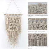 Home Tapestry - Bohemian Style Macrame Handmade Knitted Pendant Wall Hanging of The Living Room Bedroom Decoration - one46.com.au