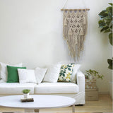 Home Tapestry - Bohemian Style Macrame Handmade Knitted Pendant Wall Hanging of The Living Room Bedroom Decoration - one46.com.au