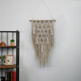 Home Tapestry - Bohemian Style Macrame Handmade Knitted Pendant Wall Hanging of The Living Room Bedroom Decoration - one46.com.au