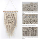 Home Tapestry - Bohemian Style Macrame Handmade Knitted Pendant Wall Hanging of The Living Room Bedroom Decoration - one46.com.au