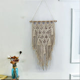 Home Tapestry - Bohemian Style Macrame Handmade Knitted Pendant Wall Hanging of The Living Room Bedroom Decoration - one46.com.au