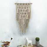 Home Tapestry - Bohemian Style Macrame Handmade Knitted Pendant Wall Hanging of The Living Room Bedroom Decoration - one46.com.au