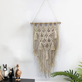Home Tapestry - Bohemian Style Macrame Handmade Knitted Pendant Wall Hanging of The Living Room Bedroom Decoration - one46.com.au