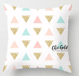 ZENGIA Pink Geometric Nordic Cushion Cover Tropic Pineapple Throw Pillow Cover Polyester Cushion Case Sofa Bed Decorative Pillow - one46.com.au