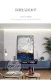 Abstract Gold Foil White Block Canvas Painting Fahsion Poster Print Big Wall Art Picture For Living Room Aisle Modern Home Decor - one46.com.au