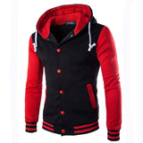 TANGNEST Autumn Men Hoodie 2019 New Stitching Two-tone Hooded Men's Casual Sweatershirt  8 Colors Asian Size 5XL MWW1486 - one46.com.au