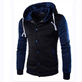 TANGNEST Autumn Men Hoodie 2019 New Stitching Two-tone Hooded Men's Casual Sweatershirt  8 Colors Asian Size 5XL MWW1486 - one46.com.au