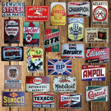 [ Mike86 ] Castrol CHAMPION Motor oil Tin Sign Metal Plaque Poster Custom Painting Garage Classic Decor Art LT-1690 - one46.com.au