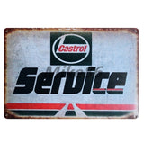 [ Mike86 ] Castrol CHAMPION Motor oil Tin Sign Metal Plaque Poster Custom Painting Garage Classic Decor Art LT-1690 - one46.com.au