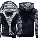 2019 new Winter Warm Hoodies wool liner tracksuits Coat men Thick Zipper Jacket male solid color no print Sweatshirt size M-4XL - one46.com.au