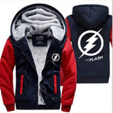 2019 Winter The  Jackets men hipster Coat Anime Justice League Hooded fashion Thick Zipper Sweatshirt fleece tracksuit down - one46.com.au