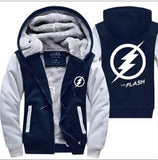 2019 Winter The  Jackets men hipster Coat Anime Justice League Hooded fashion Thick Zipper Sweatshirt fleece tracksuit down - one46.com.au
