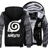 Anime Uzimaki Naruto jackets men 2019 fashion harajuku hip-hop zipper hoodies winter casual fleece thicken sweatshirt tracksuits - one46.com.au