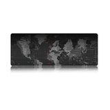 Extra Large Mouse Pad World Map Mousepad Anti-slip Natural Rubber Gaming Mouse Mat with Locking Edge for Office/Game/Desktop - one46.com.au