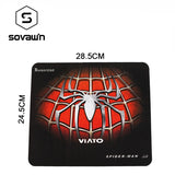 Cool Spiderman Rubber Mousepad Red Smooth Mouse Pad Lifelike Anti-skid Mat Flat 3D Printing 285mm 245mm 3mm for Gaming Gamer PC - one46.com.au