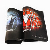 Cool Spiderman Rubber Mousepad Red Smooth Mouse Pad Lifelike Anti-skid Mat Flat 3D Printing 285mm 245mm 3mm for Gaming Gamer PC - one46.com.au