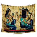 Egypt Egyptian Tapestry Wall Hanging African Anubis Large Traditional Brown Bedspread Cloth Tapestries Headboard Backdrop Decor - one46.com.au