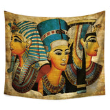 Egypt Egyptian Tapestry Wall Hanging African Anubis Large Traditional Brown Bedspread Cloth Tapestries Headboard Backdrop Decor - one46.com.au