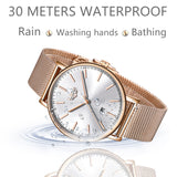 LIGE Womens Watches Top Brand Luxury Waterproof Watch Fashion Ladies Stainless Steel Ultra-Thin Casual  Wristwatch Quartz Clock - one46.com.au