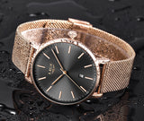 LIGE Womens Watches Top Brand Luxury Waterproof Watch Fashion Ladies Stainless Steel Ultra-Thin Casual  Wristwatch Quartz Clock - one46.com.au