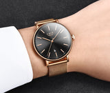 LIGE Womens Watches Top Brand Luxury Waterproof Watch Fashion Ladies Stainless Steel Ultra-Thin Casual  Wristwatch Quartz Clock - one46.com.au