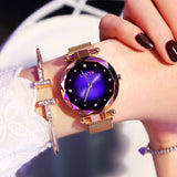 2019 Fashion Watch Women Luxury Rose Gold Ladies Wrist Watches Magnet Waterproof Clock relogio feminino zegarek damski Gift Wife - one46.com.au
