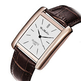Rose Gold Rectangle Women Watches Luxury Brand Womage Wrist Watches for women Girl Fashion Quartz Watch Unisex Clock Reloj Mujer - one46.com.au