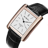 Rose Gold Rectangle Women Watches Luxury Brand Womage Wrist Watches for women Girl Fashion Quartz Watch Unisex Clock Reloj Mujer - one46.com.au