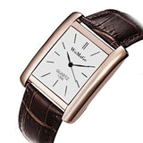 Rose Gold Rectangle Women Watches Luxury Brand Womage Wrist Watches for women Girl Fashion Quartz Watch Unisex Clock Reloj Mujer - one46.com.au
