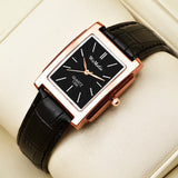 Rose Gold Rectangle Women Watches Luxury Brand Womage Wrist Watches for women Girl Fashion Quartz Watch Unisex Clock Reloj Mujer - one46.com.au
