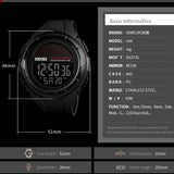 SKMEI Top Luxury Brand Men's Sports Watches Chrono Countdown Men LED Digital Watches Man Military Wristwatches Relogio Masculino - one46.com.au