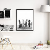 Canvas Painting Modern Wall Art Poster Iceland Wild Horses For Living Room Home Decor Artwork Picture - one46.com.au