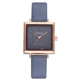 Top Brand Women Bracelet Square Watch Contracted Leather Crystal Wristwatches Women Dress Ladies Quartz Clock Dropshiping - one46.com.au