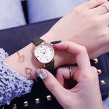 2019 Luxury Brand Women's Watch Simple Style Leather Band Quartz Watch Fashion Wristwatch Ladies Watches Clock For Women - one46.com.au