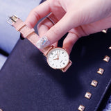 2019 Luxury Brand Women's Watch Simple Style Leather Band Quartz Watch Fashion Wristwatch Ladies Watches Clock For Women - one46.com.au