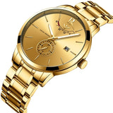 NIBOSI Quartz Watch Men Gold Sports Watches Men's Military Luxury Top Brand Waterproof Wrist Watch Clock Relogio Masculino Reloj - one46.com.au