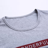 2019 Mercerized Cotton New Fashion Brand T Shirts Print Street Wear Tops Top Grade Korean Long Sleeve  T-Shirt For Men Clothes - one46.com.au