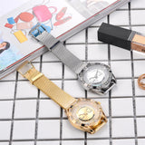 Women Dress Watches Stainless Steel Exquisite Watch Women Rhinestone Luxury Casual Quartz Watch Relojes Mujer 2019 New Arrivals - one46.com.au